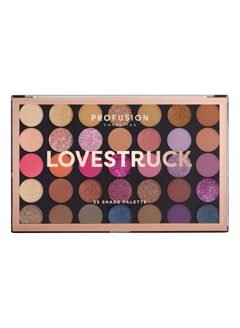 Cosmetics Lovestruck 35 Shade Master Eyeshadow Palette roses are red violets are blue this Lovestruck palette will make you swoon