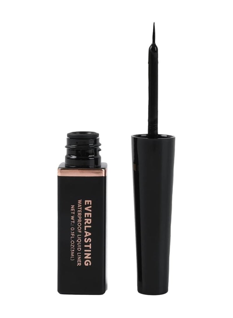 Cosmetics Everlasting Waterproof Liquid Eyeliner Achieve Bold Statement Eyes Effortlessly With this Essential Beauty Tool Long Lasting Black Liquid Eyeliner is Key to Effortless Glamour