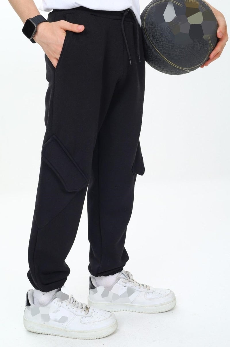 Boy Tracksuit Bottom-Cross Cargo Pocket-7/12 Years WAP7139.1