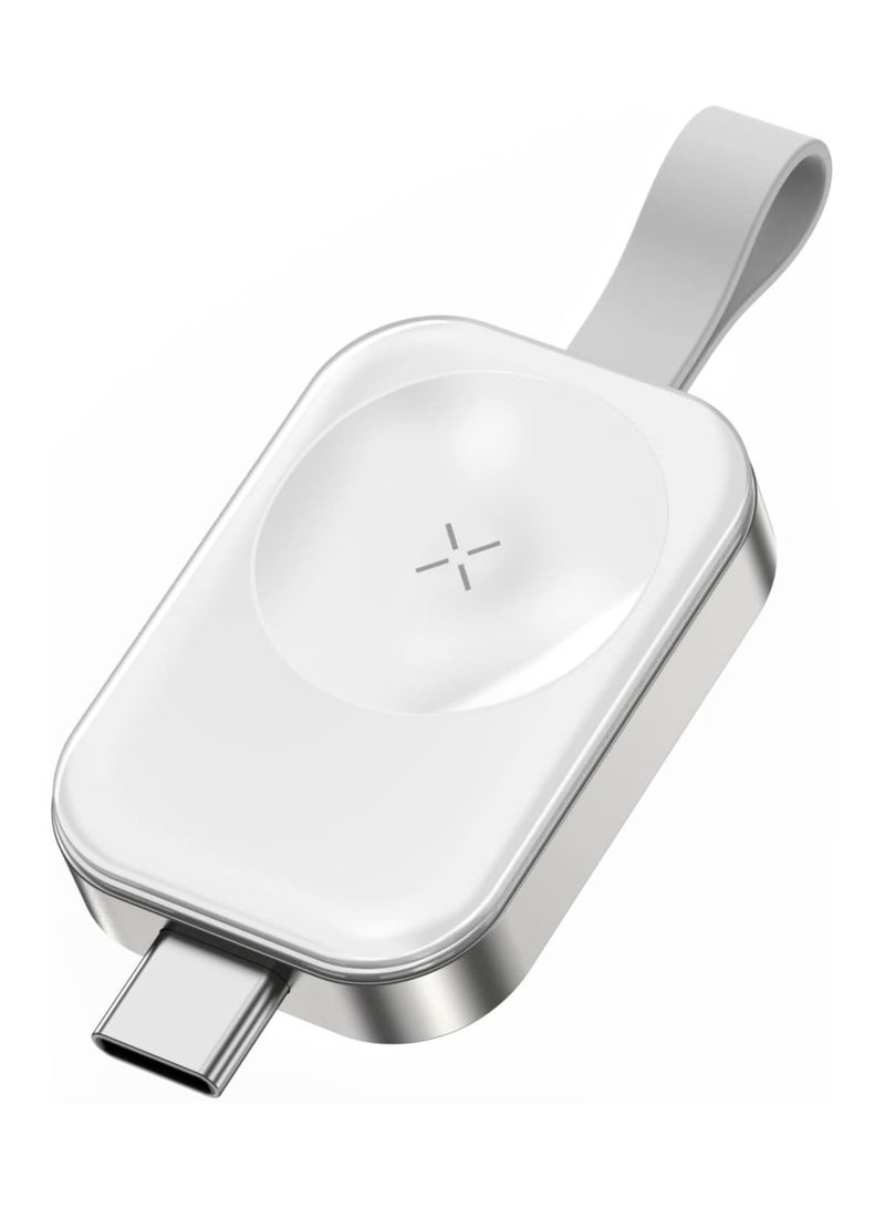 Portable apple Watch Chargerï¼Œi Watch Wireless Charger with USB C Fast Charging Magnetic Travel Charger for Apple Watch