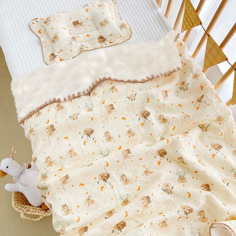 4-Layer Cotton Gauze Lace Blanket for KidsKoala Koala