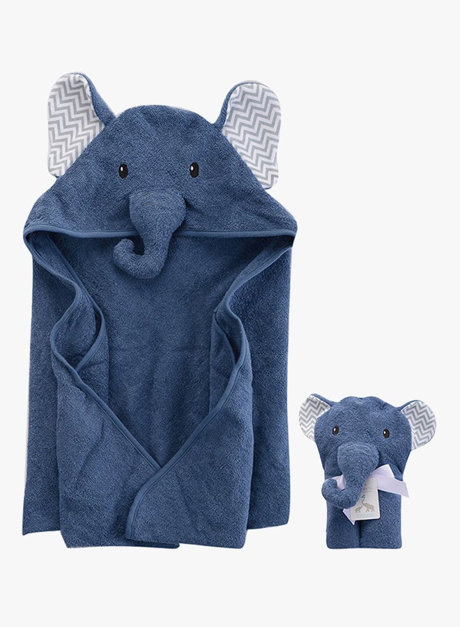 Baby Animal Face Hooded Towel