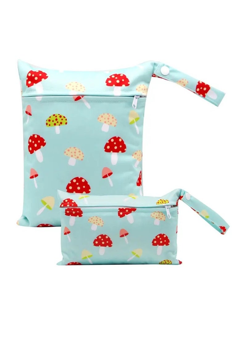 2pcs Wet Bags, Diaper Bags Assorted