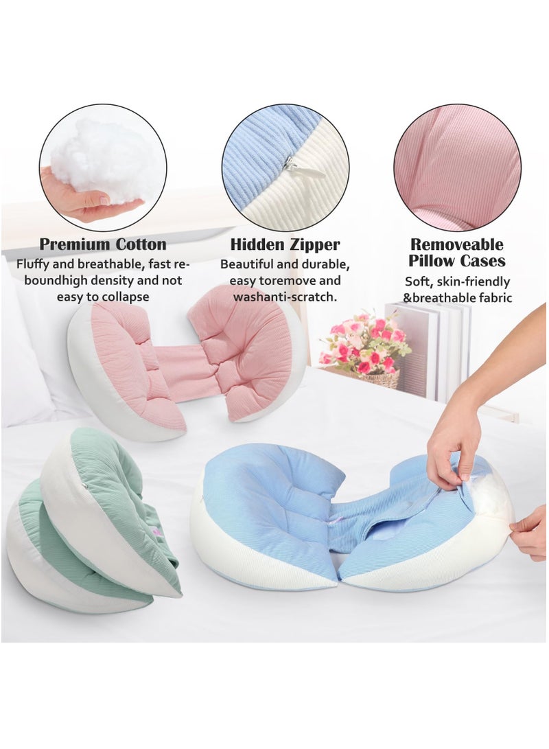 Pregnancy Pillow, Maternity Pillow Body Pillow Side Sleeper, Support Waist Sleeping Pillow Back Waist Support Cushion, Washable Cover, Best Pregnant Mom Gift