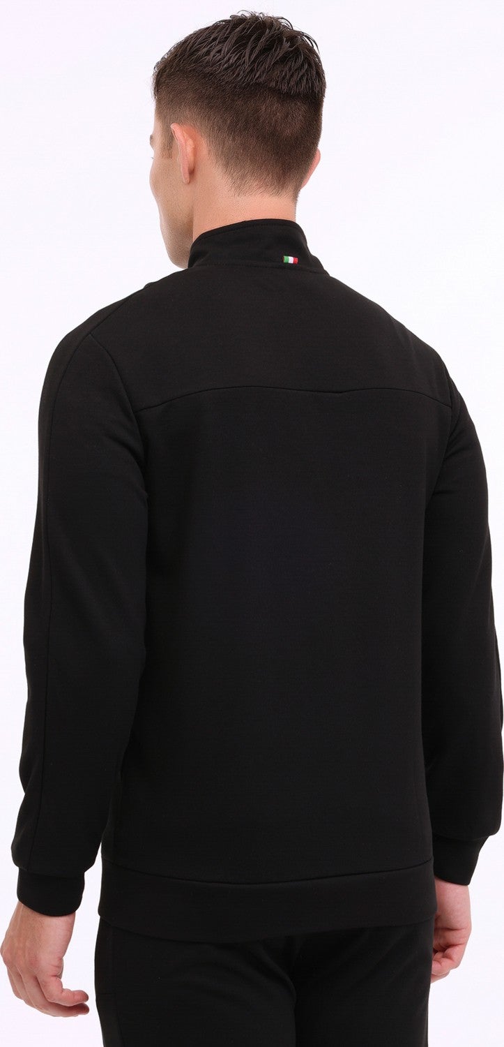 ml Renato 18ITL1013 4pr Black Men's Tracksuit Top