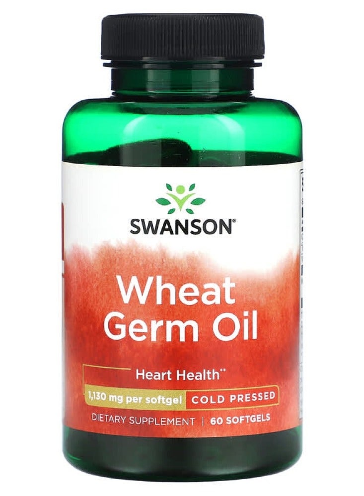 Swanson, Wheat Germ Oil, 1,130 mg, 60 Softgels