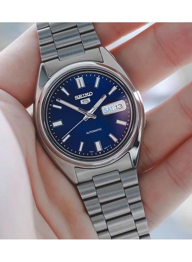 Seiko 5 SNXS77K1 Day Date Blue Dail stainless Steel