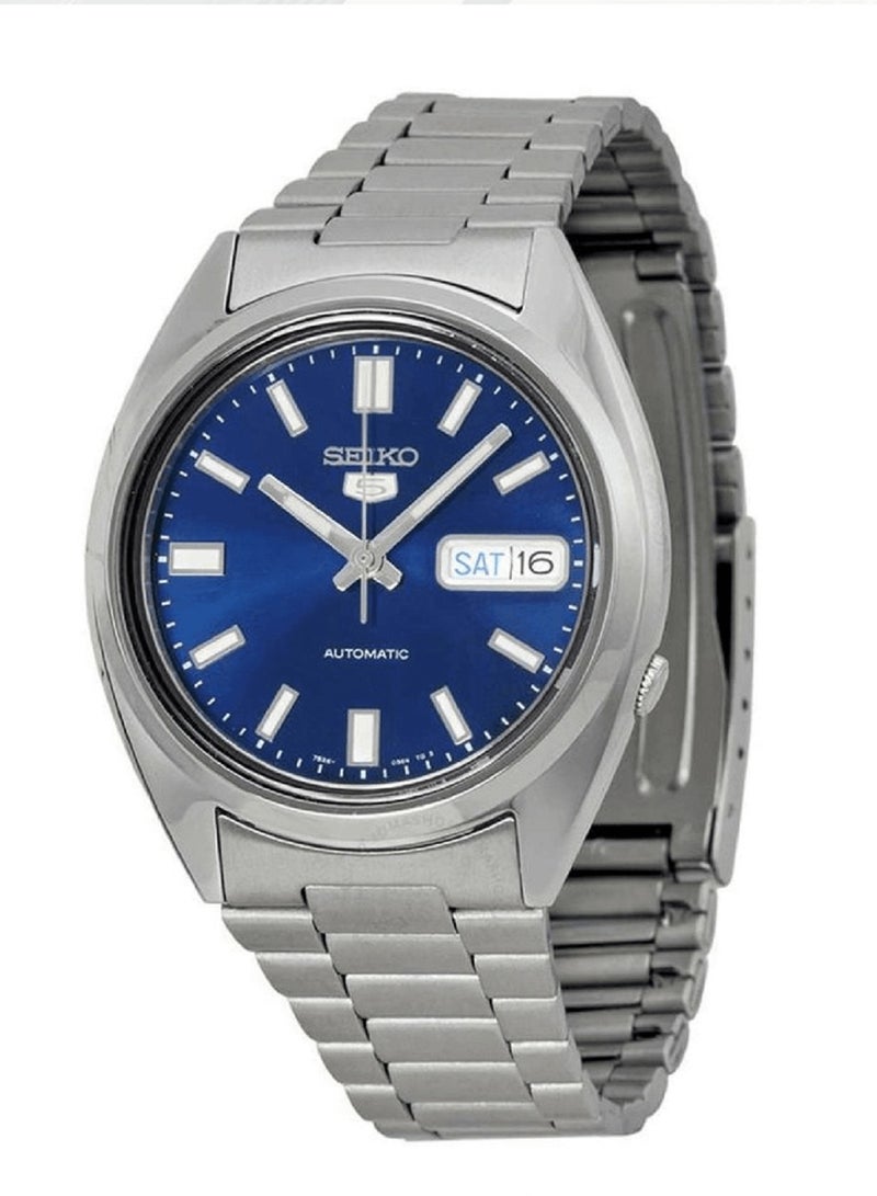 Seiko 5 SNXS77K1 Day Date Blue Dail stainless Steel