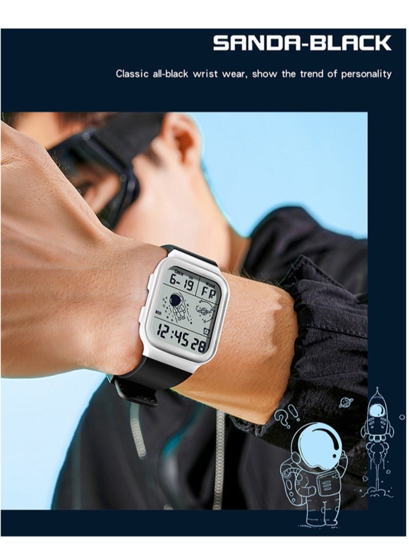 Teenagers Men And Women Waterproof Luminous Electronic Watch