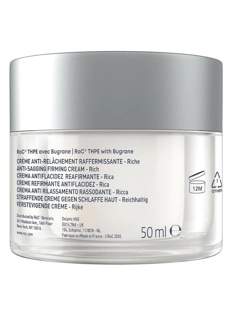 RoC Multi Correxion Anti Sagging Firm Lift Face Cream Prevent Facial Sagging with Hyaluronic Acid Anti Aging Cosmetic Lifting Effect 50 ml