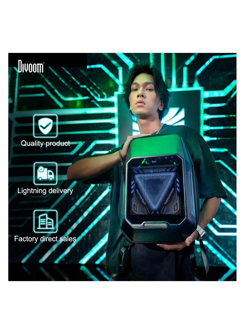 Divoom Cyberbag Pixel Art LED Backpack