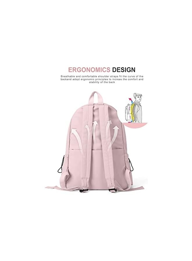 Lightweight Casual Laptop Backpack Purse for Women,Travel Backpack with laptop compartment