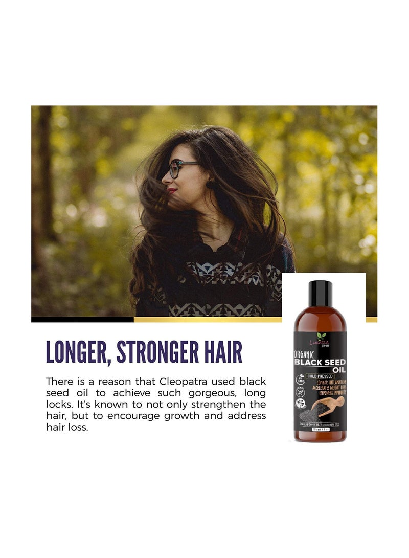 Luxura Sciences Black Seed Oil, Kalonji Oil For Hair, Cold Pressed : 250 ML.