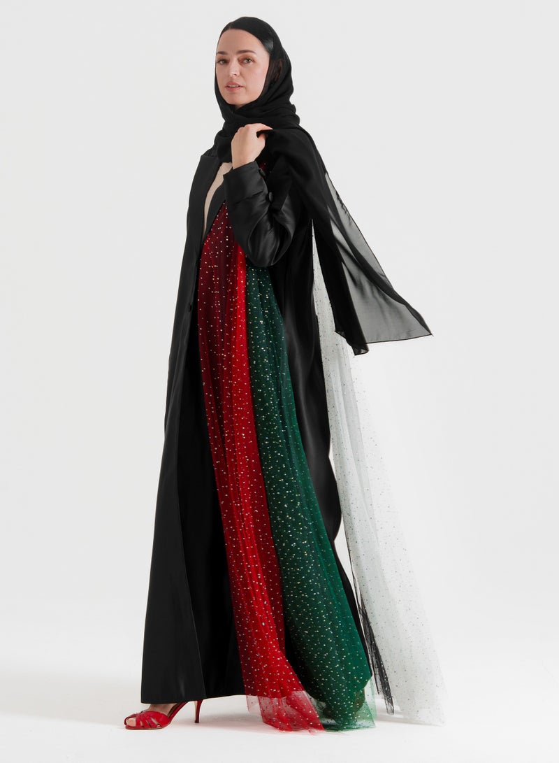 Abaya With Flag UAE