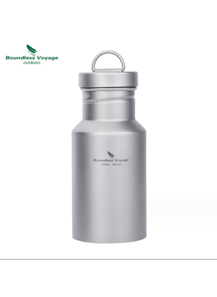 400ML Outdoor Sports Pure Titanium Water Bottle