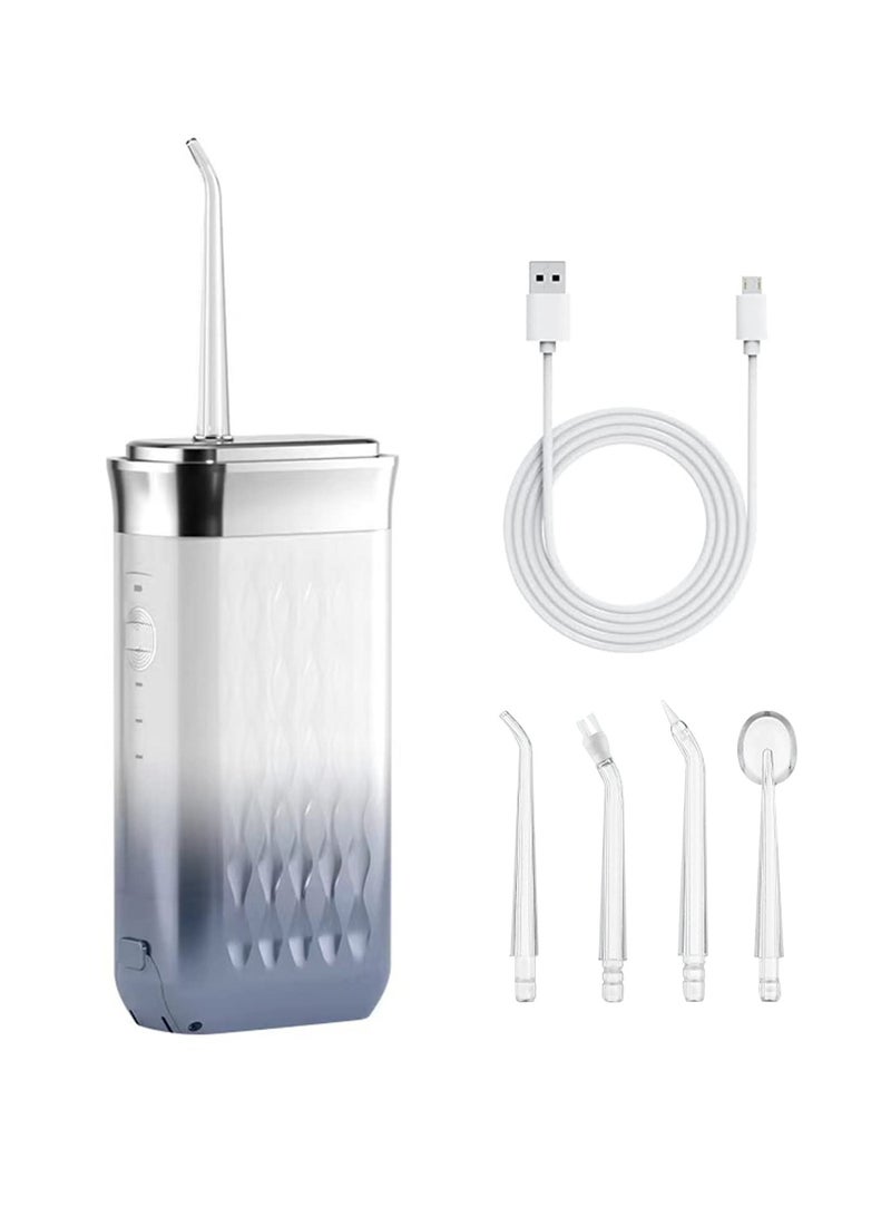 Cordless Water Flosser, Portable Intelligent Teeth Cleaning Water Flosser, Strong Flow Electric Rechargeable Oral Irrigator for Gum, Braces Care