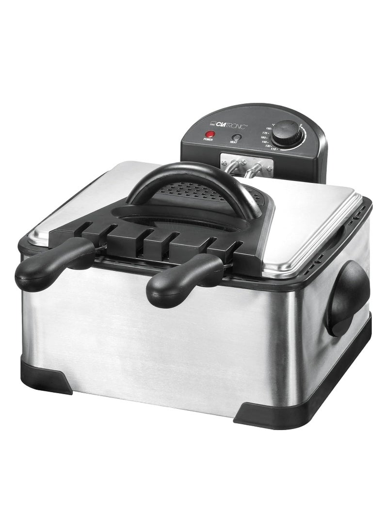 FR 3195 Fryer | 2000W, 4L Capacity, Stainless Steel