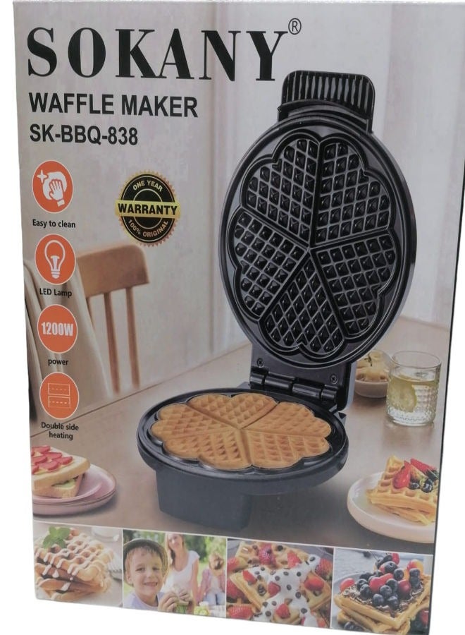 SOKANY WAFFLE MAKER SK-BBQ-838