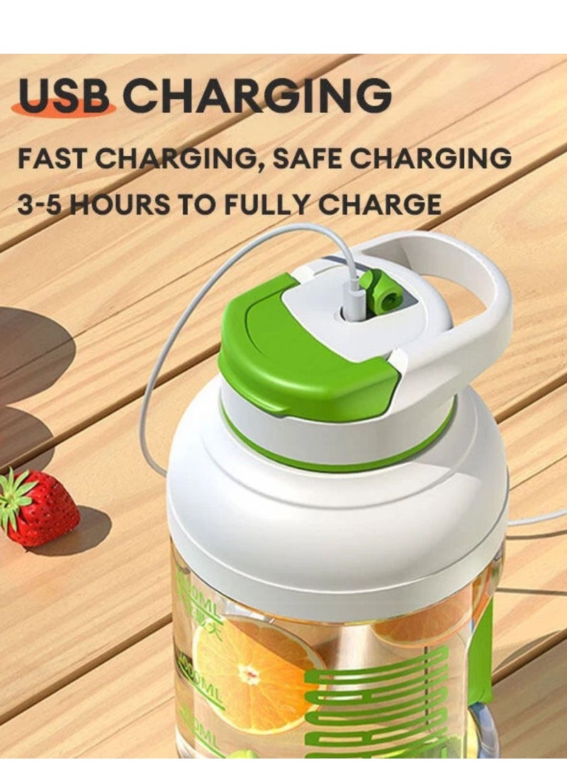 SeaBroad 1500ml Rechargeable Portable Juice Blender With 30 Seconds Quick Blending