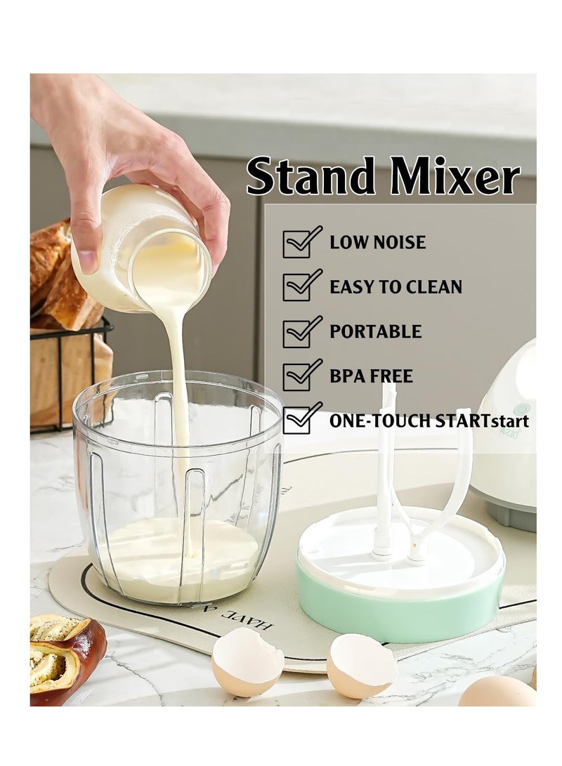 Electric Stand Mixer for Eggs and Milk Frothing, Hands-Free Kitchen Whisk, Ideal for Whipping Egg Whites, Cake Mixing, and Milk Foam Creation. Perfect Electric Drink Mixer for Your Culinary Needs.