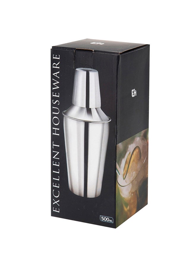 Cocktail Shaker Silver 500ml