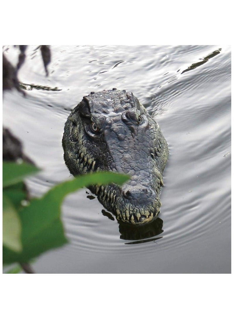 Crocodile Head Remote Control Boat – 2.4G High-Speed Waterproof RC Crocodile Spoof Toy for Kids & Adults | Realistic Croc Head for Summer Water Fun