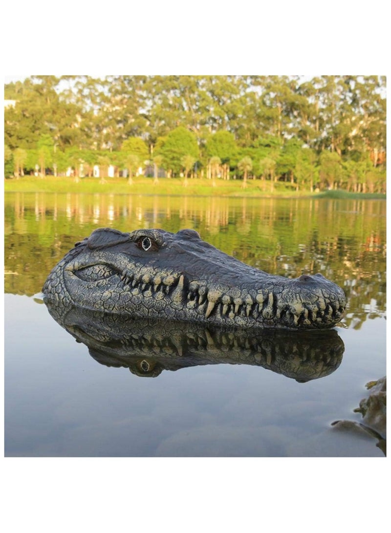 Crocodile Head Remote Control Boat – 2.4G High-Speed Waterproof RC Crocodile Spoof Toy for Kids & Adults | Realistic Croc Head for Summer Water Fun