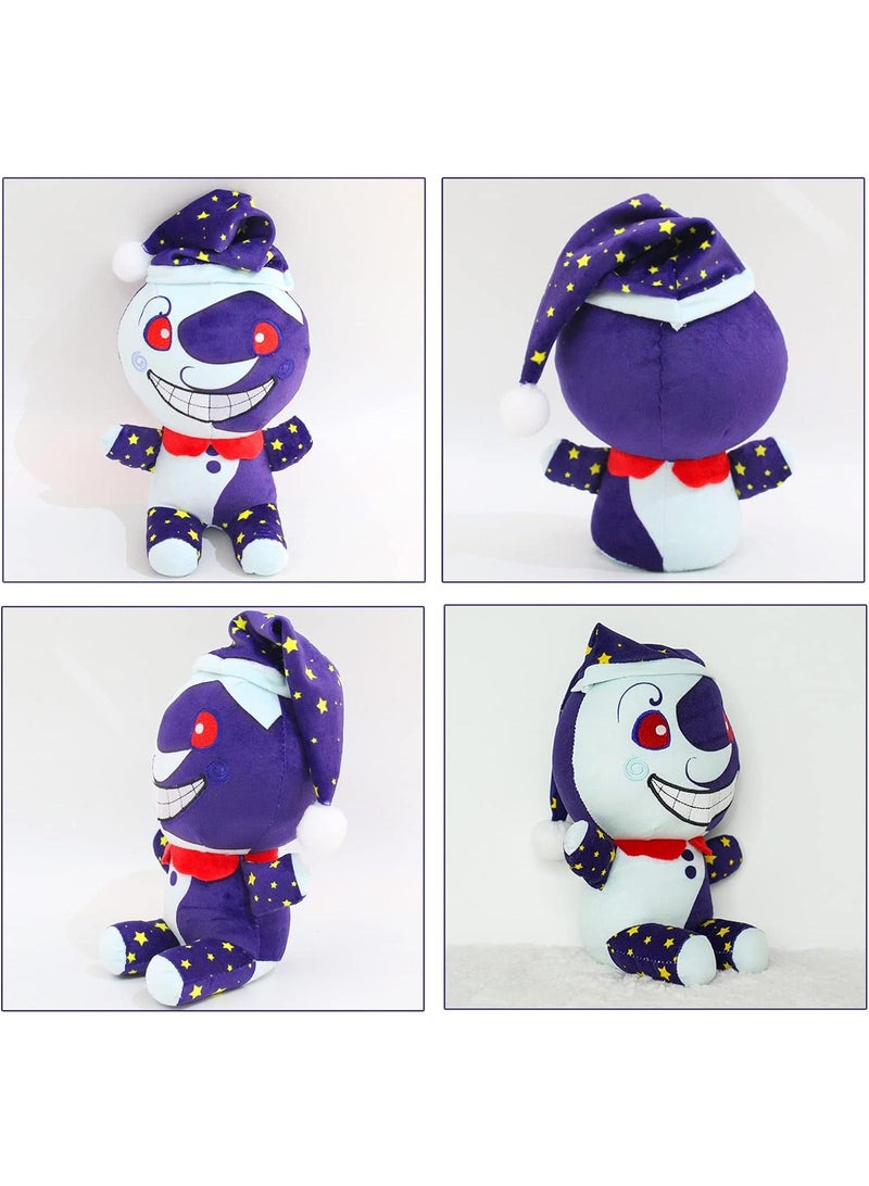 Sundrop And Moondrop Cartoon Plush FNAF Security Breach Plush  Clown Figure and Collection Stuffed Animals Plush Toys Birthday Festival Gifts for Kids and Fans