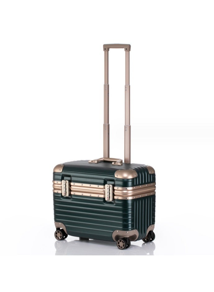 Flip Up Long Trunk, Boarding Case, 16 Inch Universal Wheels, Aluminum Frame, Photography Box, Small Luggage Compartment