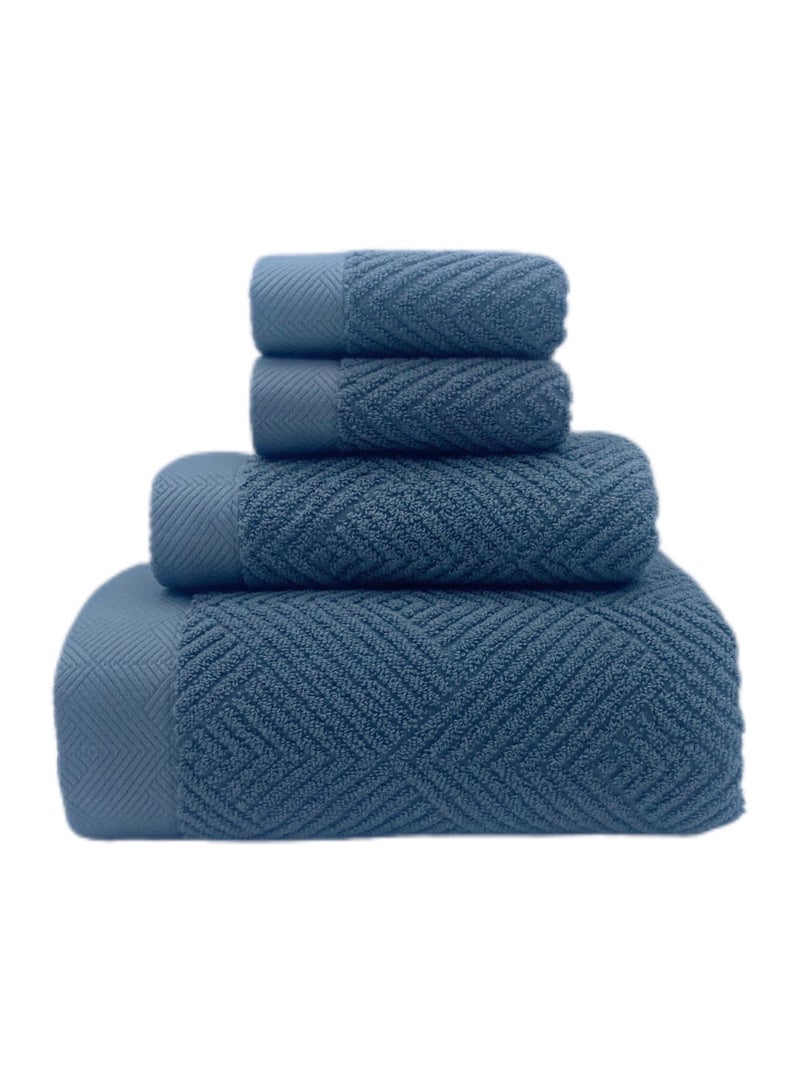 Quick drying and high water absorption luxury bath towels set 100% cotton soft and durable size 70 * 140cm sports hotel spa bathroom sensitive skin daily household use