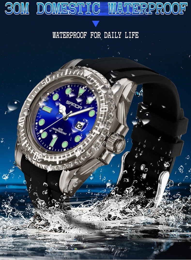 Teenage Male and Female Students Waterproof Luminous Quartz Watch