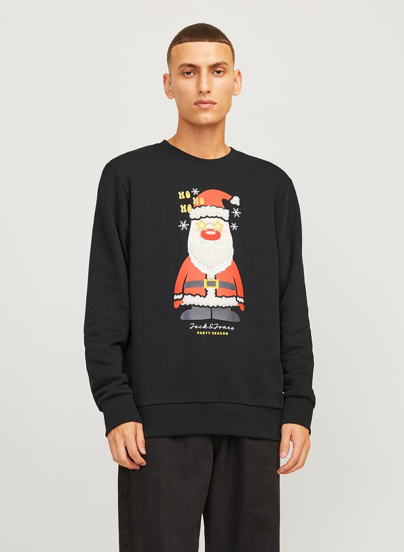 Jjxmas Santa Print Sweatshirts