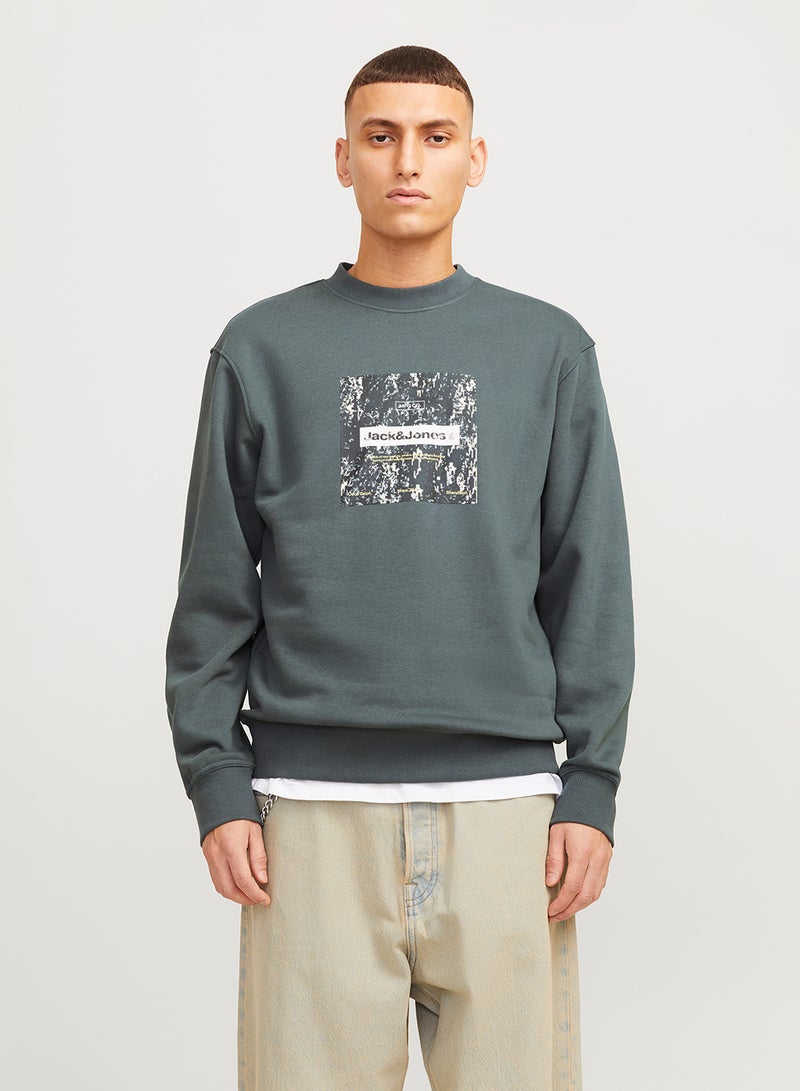 Graphic Crew Neck Sweatshirt