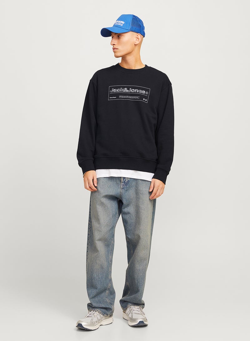 Graphic Crew Neck Sweatshirt