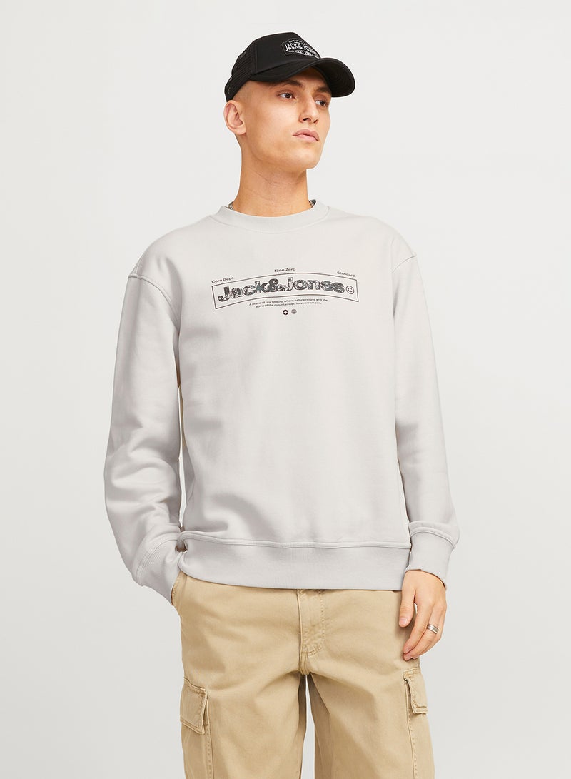 Graphic Crew Neck Sweatshirt