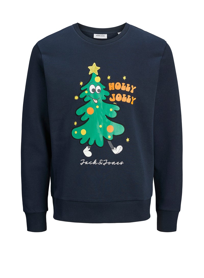 Jjxmas Christmas Tree Print Sweatshirts