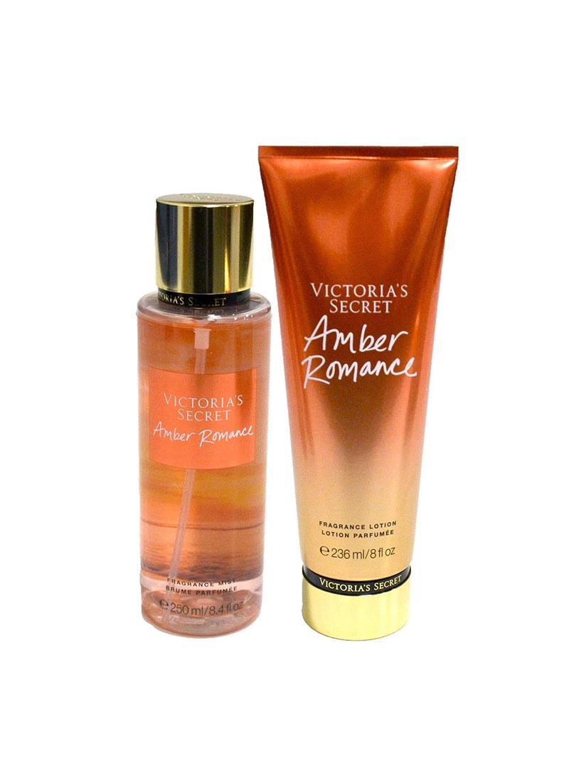 Amber Romance Fragrance Mist & Body Lotion Set