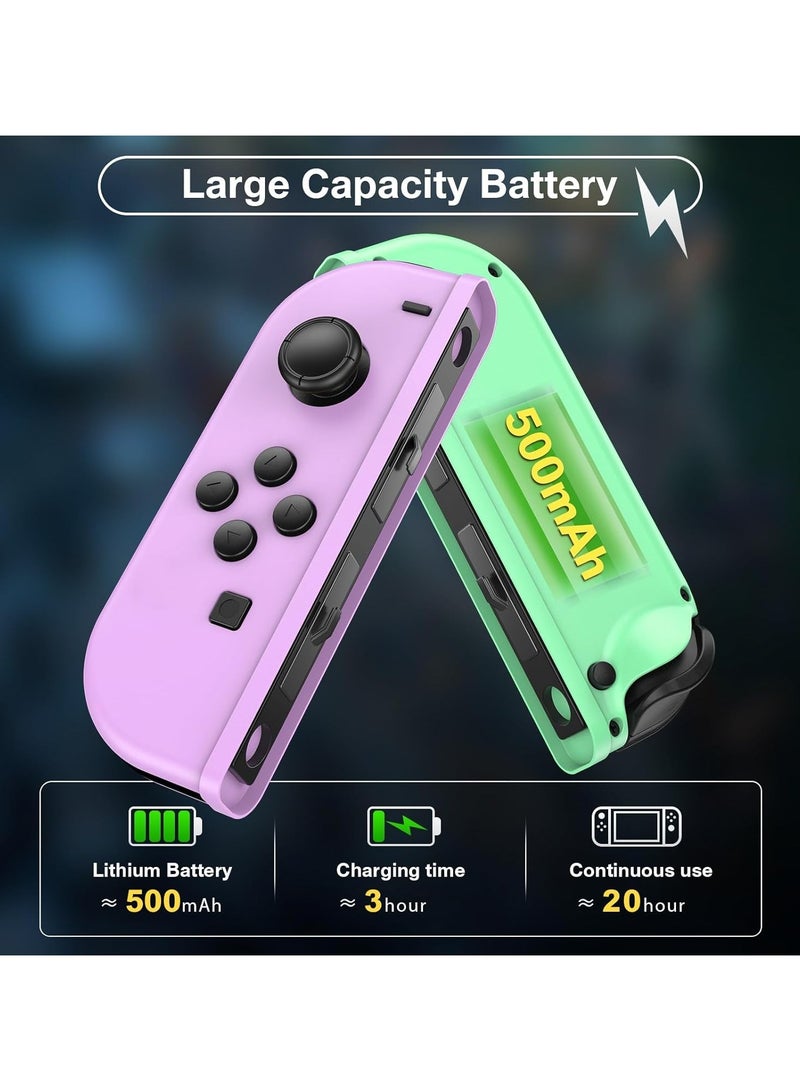 Wireless Switch Controller, compatible with Switch, Switch Lite, and OLED models, featuring wake-up function and dual vibration for an immersive gaming experience