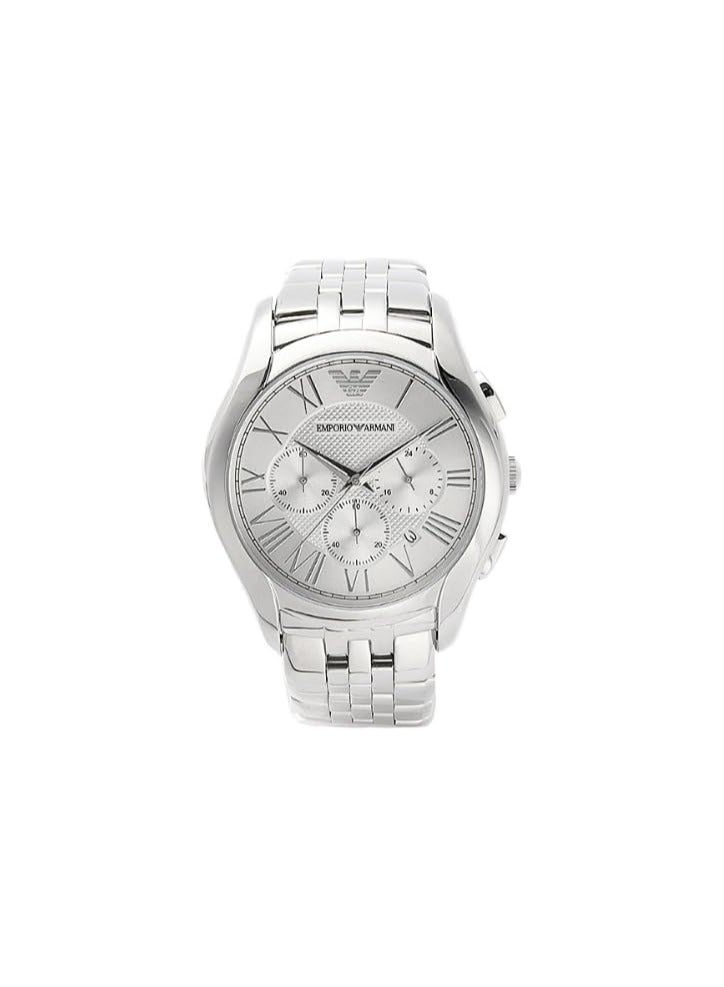 Emporio Armani Men's Silver ER1702 Analog Watch, Stainless Steel