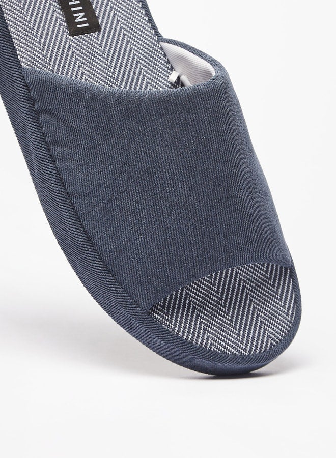 Men's Textured Bedroom Slippers