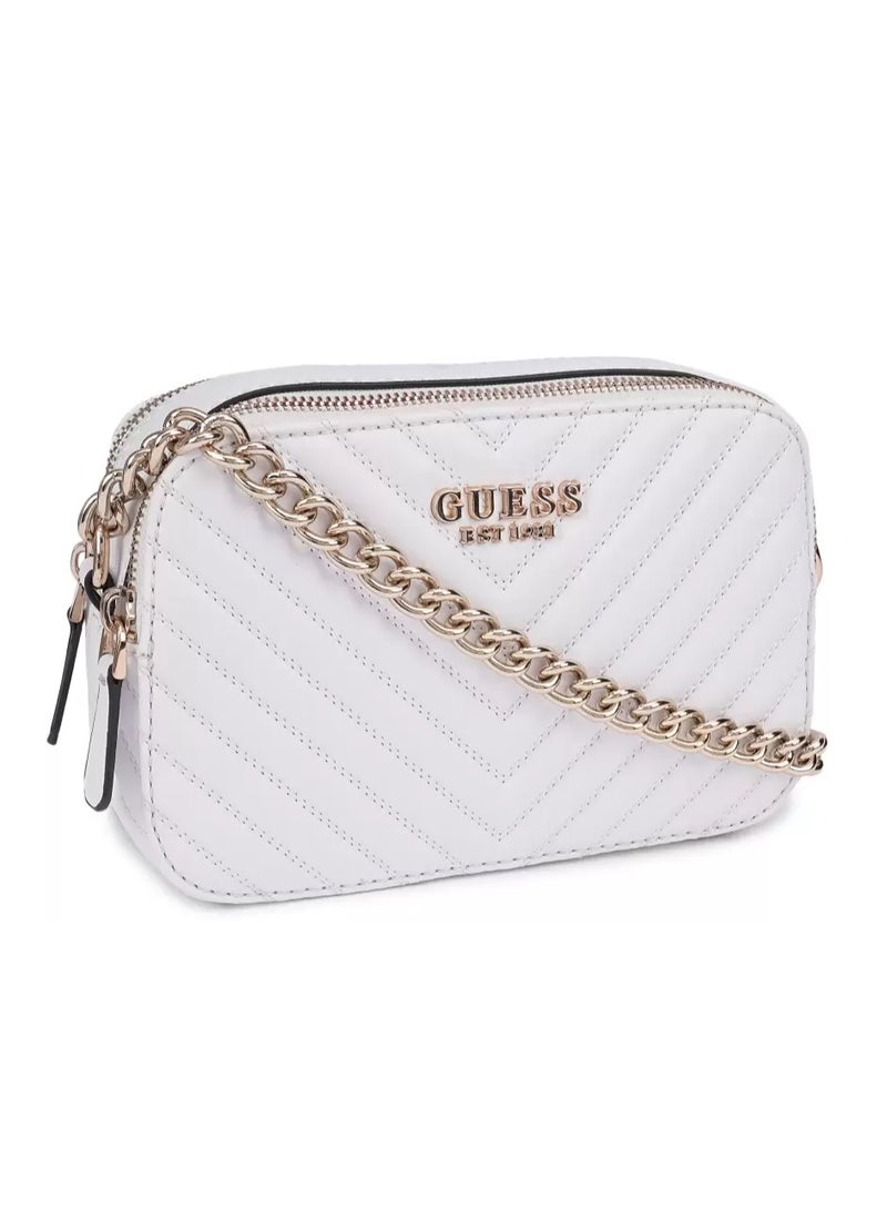 SYNTHETIC WOMEN SHOULDER BAG,14 cm x 20 cm x 7 cm,White