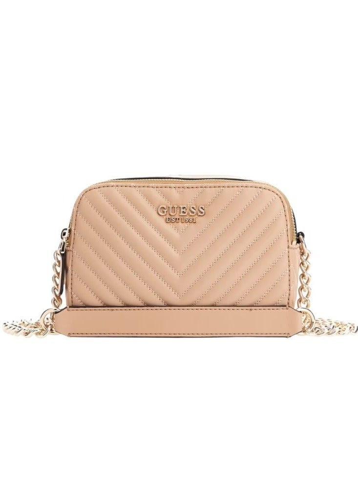 BEIGE SYNTHETIC WOMEN SHOULDER BAG,14 cm x 20 cm x 7 cm