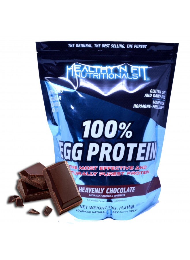 Healthy N Fit 100% EGG PROTEIN- Banana (2lb): 100% Egg White Protein PLUS Natural Peptides. Naturally Sweetened, Keto, Paleo Friendly