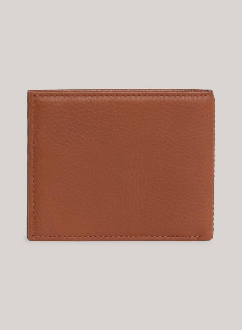 Men's Premium Leather Small Credit Card Wallet -  Leather, Brown