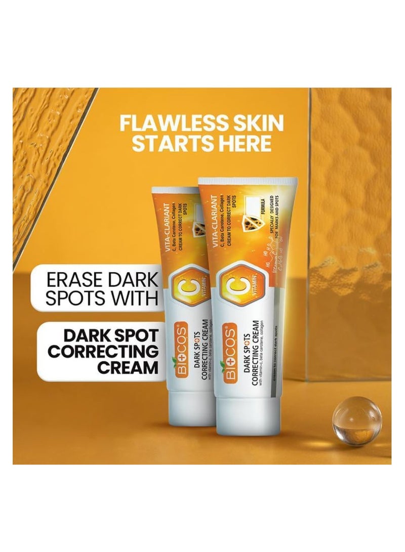 Dark Spots Correcting Cream With Vitamin C Beauty Skin Collagen Fades Advanced Skincare Solution Makeup