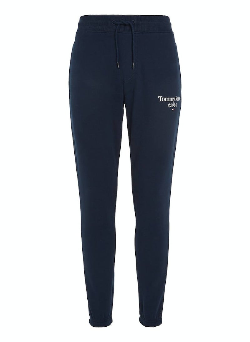 Men's Slim Fit Entry Graphics Sweatpants - Cotton, Navy