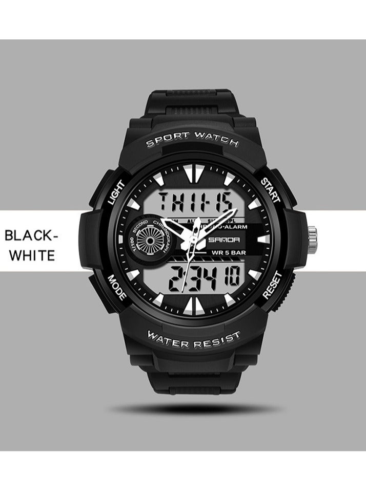 Men's Multifunctional Sports Waterproof Luminous Electronic Quartz Watch