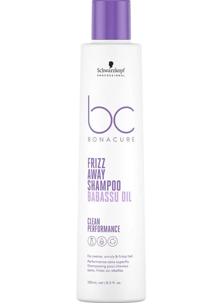 Bonacure Frizz Away Shampoo - Babassu Oil - 250 mL