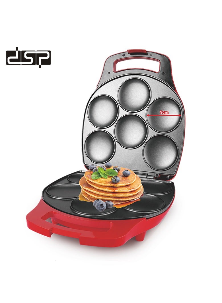 DSP Arepa Maker | 1200W | 6-count cake per each cooking time | Adjustable temperature control knob | Non-stick coating plates for easy cleaning | Model KC1228