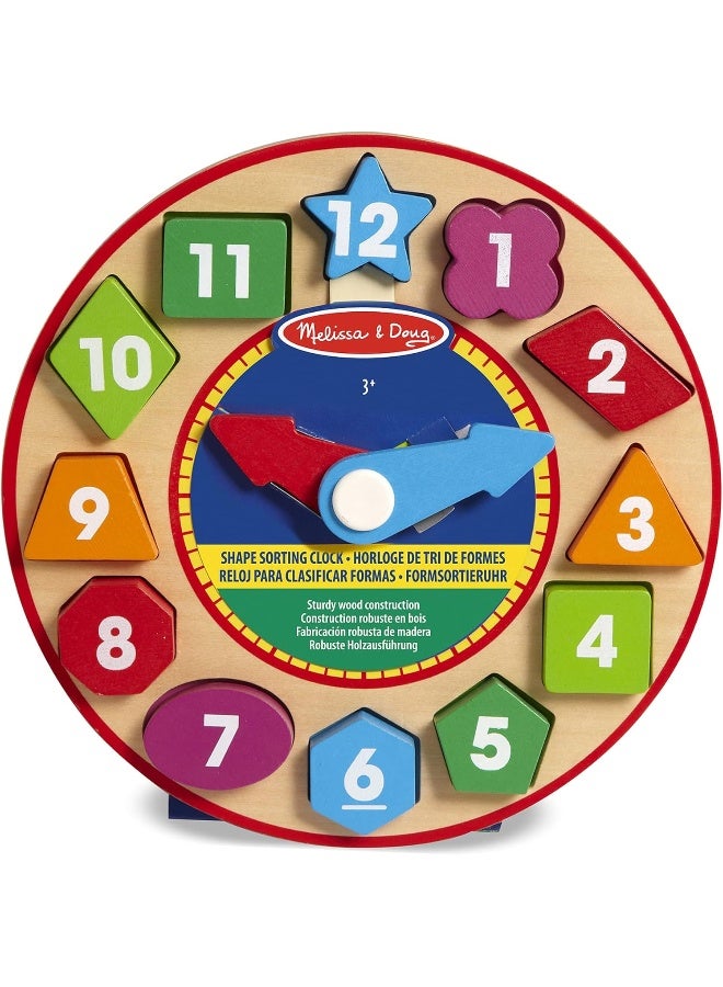 Melissa & Doug Shape Sorting Clock